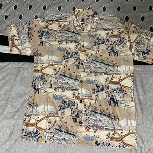 Vintage Max Boxxer Hawaiian Style Shirt Size Large